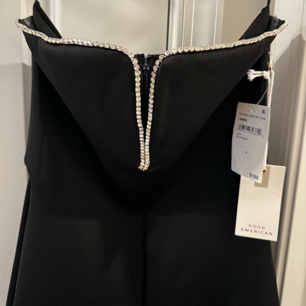 GOOD AMERICAN SCUBA CRYSTAL JUMPSUIT - Size Small - NWT